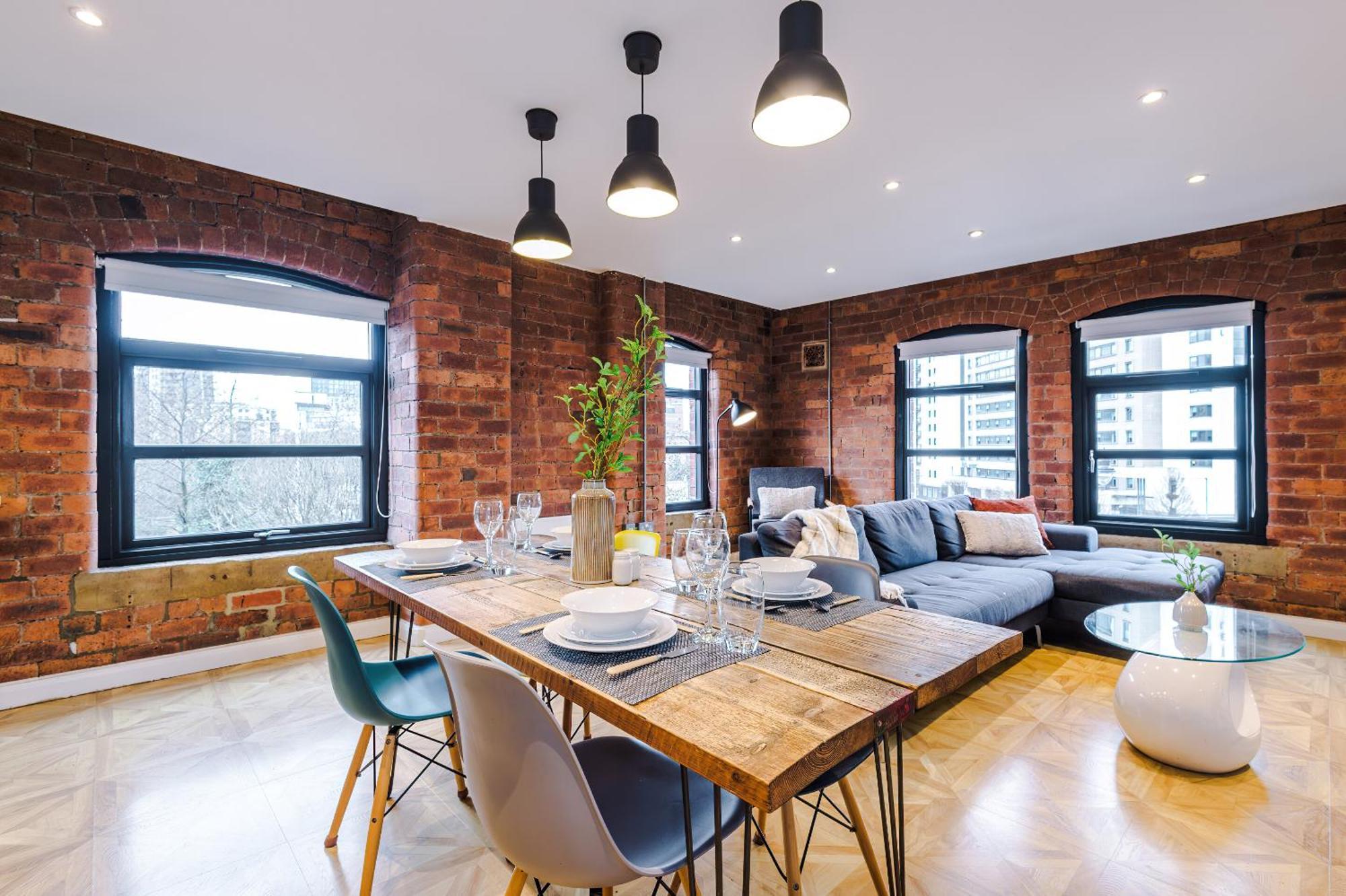 2 King Size Beds In Manhattan Styled Oversize Apartment Leeds  Exterior photo