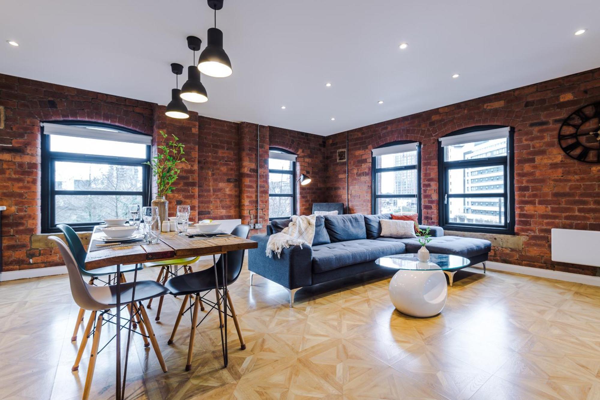 2 King Size Beds In Manhattan Styled Oversize Apartment Leeds  Exterior photo